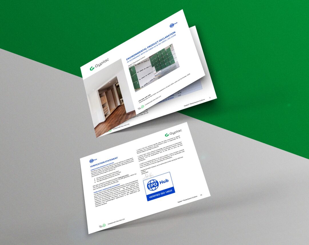 Nos complace anunciar que ¡Gyplac obtiene la Declaración Ambiental (EPD)