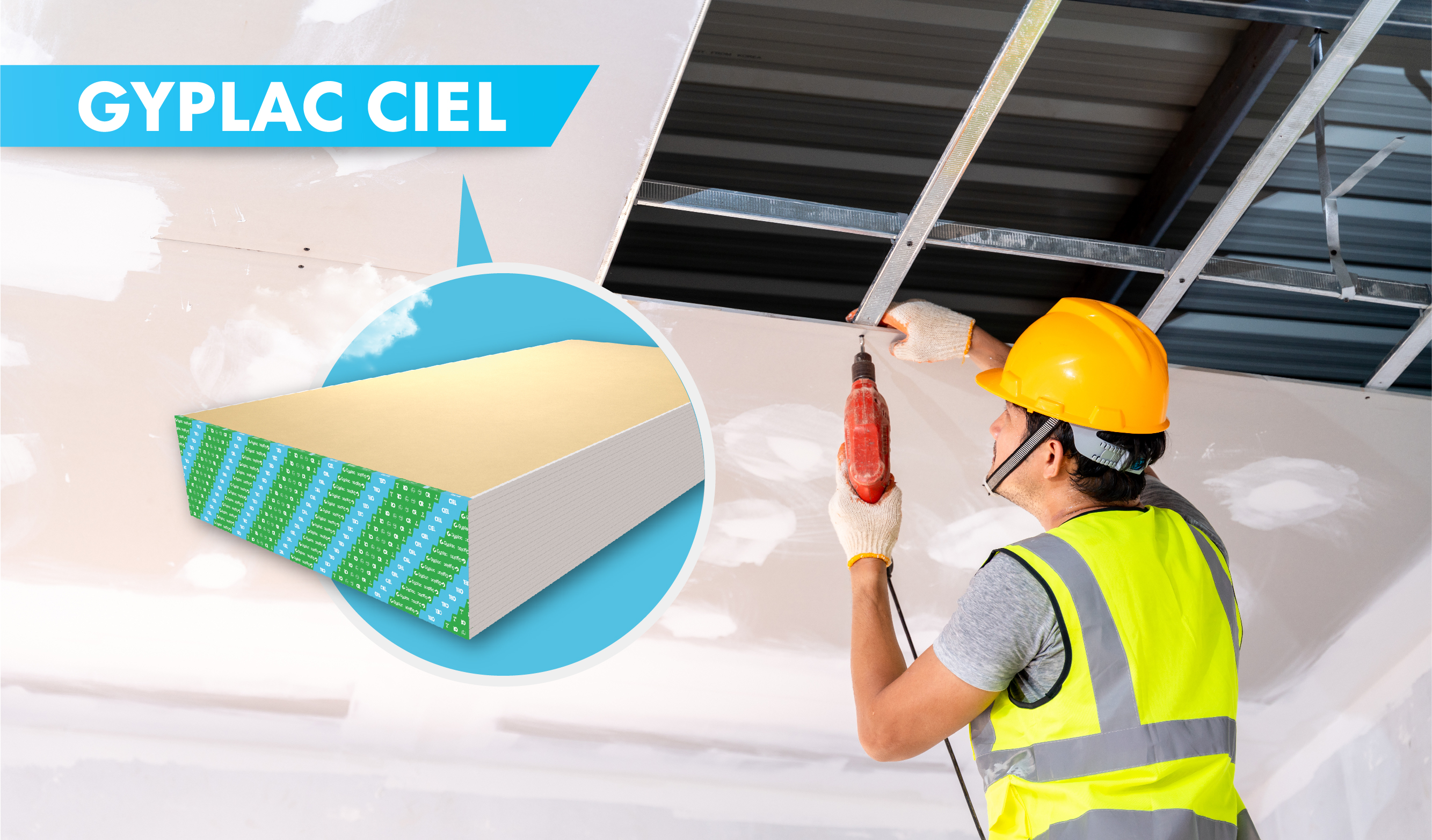 Embárcate en la Nueva Era de Cielos Rasos de Drywall con CIEL de Gyplac