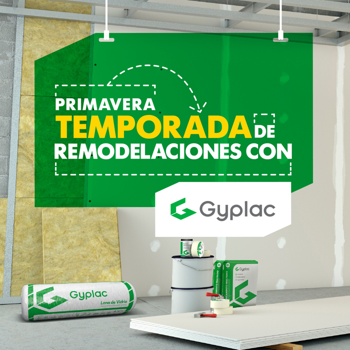 Bienvenida primavera: Temporada de remodelaciones en Gyplac