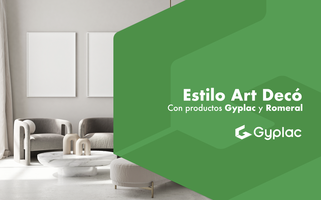 Vuelve el Art Decó con materiales modernos Gyplac y Romeral